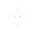Shadow fleur de lis